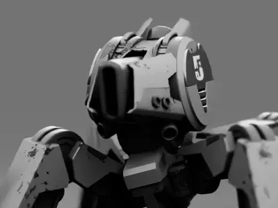 Spider Droid  rigged character 3D model purchase