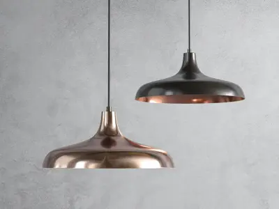 suspension lamp collection set 01 3D Model Pack