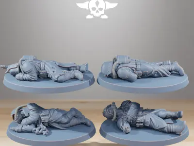 GrimGuard The Fallen 3D print model