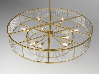 MARAIS ROUND CHANDELIER 3D model
