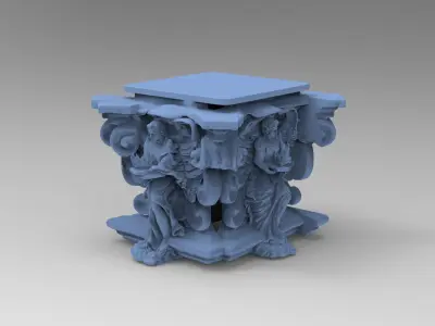 Angel raised blocks 1 3D model