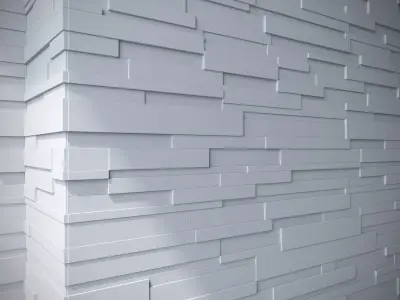 MSI Stacked Stone Set 01 3D model