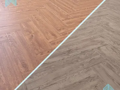 Parquet - Laminate - Wooden floor 2 in 1 Low-poly 3D model 93