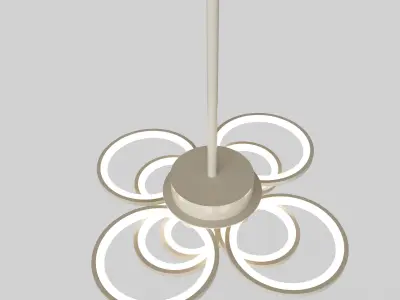Led ceiling lamp B 3D model