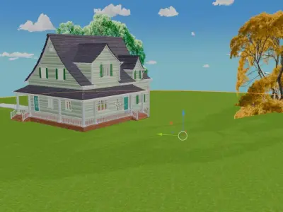 home scene 3D model