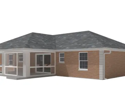 House-024 Low Poly 3D model