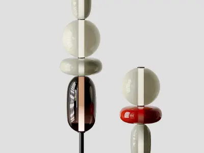 PEBBLES FLOOR LIGHT from Bomma 3D model