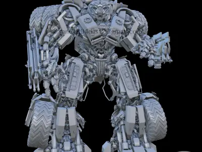 Log Haul Transformers for Animation and Game Low-poly 3D model