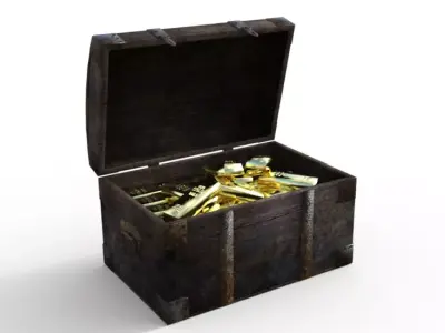 GoldBars Tesoro 3D model