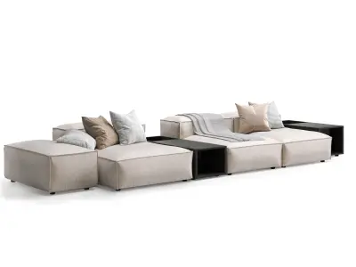 Living Divani Extra Soft Continetori 3D model