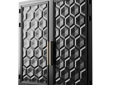Gate black loft 014 3D model