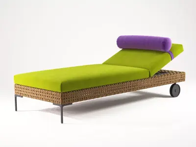 Charles Chaise Lounge 3D model