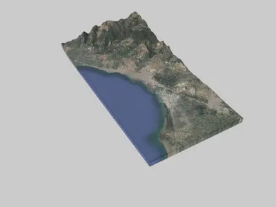 Icel City Low-poly 3D model