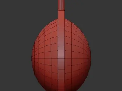lens pendant 3D model