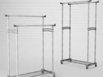 Hanger mobile double 3D model