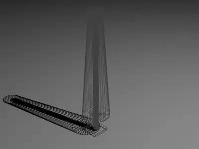 Stand Lamp 3D model