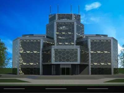 Office building 3D model 519