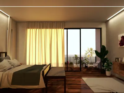 Wood floor planks PBR material 4K Free Free 3D model