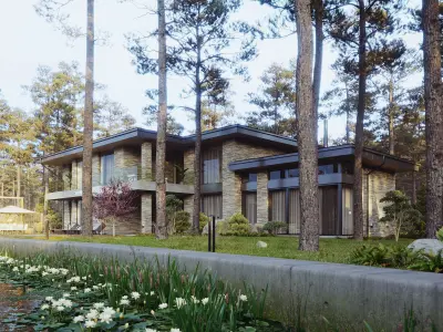 House Set 02 3D model