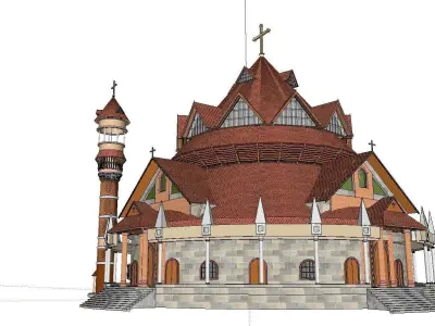 Architecture-Religion-God-Culture-Temple-0261 mosque 3D model