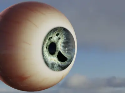 PROCEDURAL EYE BALL  3D model