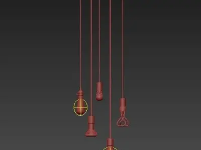 TECH Lighting Pendants 3D model order