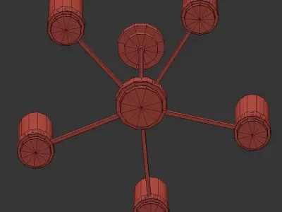  Sumter Candle 3D model