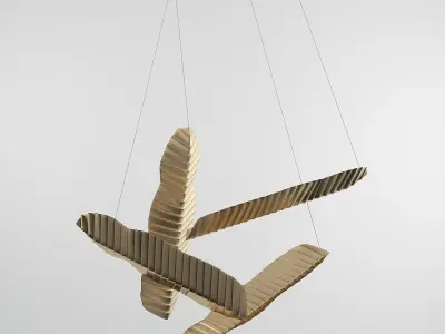 BANANAS panama chandelier 3D model