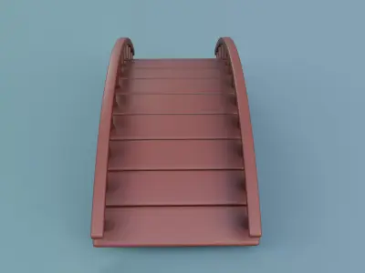 Cartoon Bridge 1 3D model