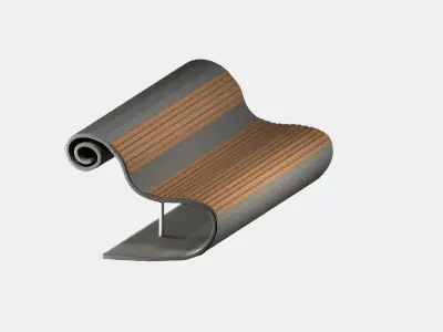 bench marble  3D model