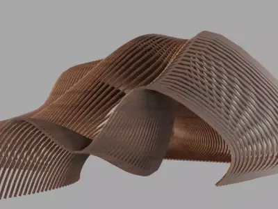 Parametric Pavilion 3D model