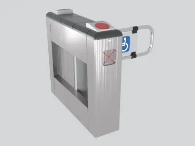 Disabled Turnstile 3D model