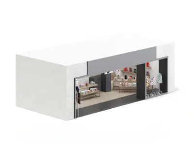 Music Gadgets Store 3D Model 3D model