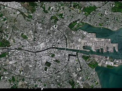 Dublin - Ireland 3D model