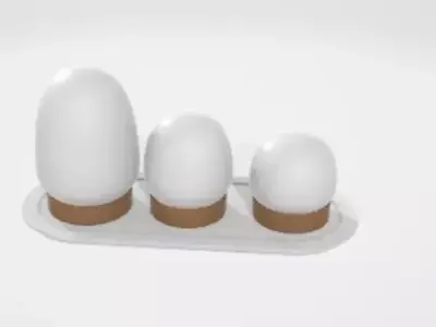 egg light 3D model