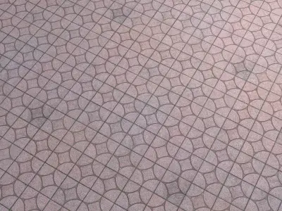 Red patterned tiles Texture