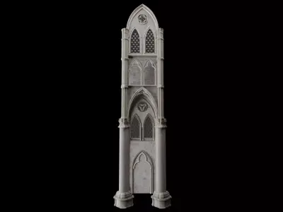 Gothic Modular Kit 3D model
