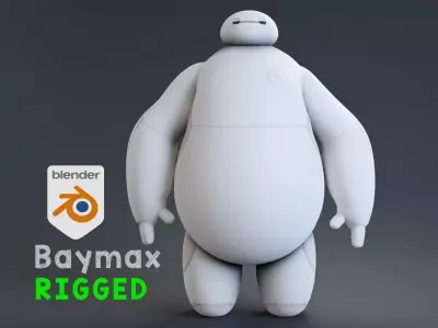 Big hero 6 - Baymax rigged 3D model