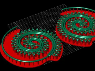 Earring 006 3D print model