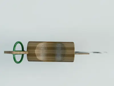 Wood horse 3D model