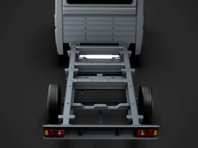 Fiat Ducato Chassis Truck Crew Cab 4035XL WB 2020 3D model