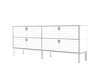 Kin Long Cupboard 3D model