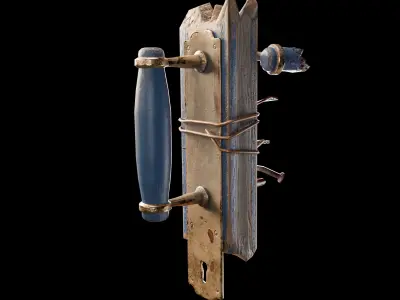 Handle knuckles Low-poly 3D model