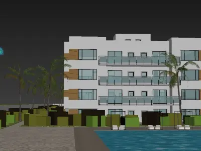 little architectural master plan project 3D model