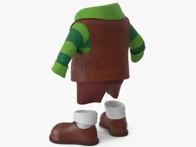  Cartoon Costume Brown 