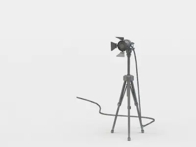 Light stand Low-poly 3D model purchase