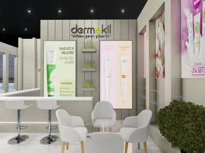 8x7 Exibition Stand 3D model