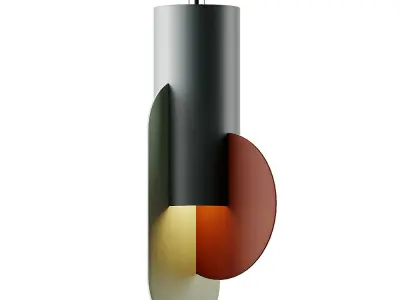 Contemporary Pendant Lamp Suprematic Three CS1 by NOOM 3D model