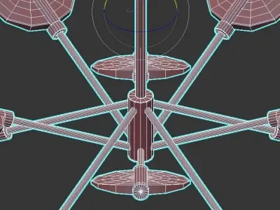 PACE Chandelier 3D model