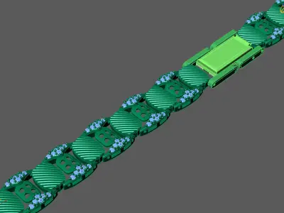 Womens Bracelets Gents Bracelets Mens Bracelets Bangles 3DM  3D print model